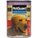 Pet Guard Adult Dog Canned Lamb & Brown Rice (12×14 Oz)