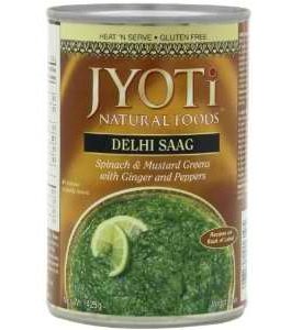 Jyoti Delhi Saag/Spinach & Greens (12×15 Oz)