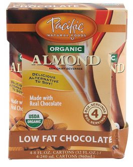 Pacific Natural Naturally Almond Vanilla Low Fat Beverage (6x4x8 Oz)