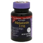 Natrol Melatonin Time Release 3mg 100 (1×100 TAB)