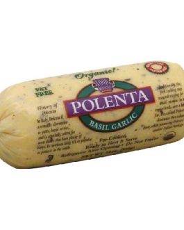 Food Merchants Basil Garlic Polenta (12×18 Oz)