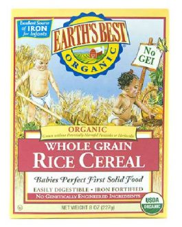 Earth’s Best Whole Grain Rice Cereal (12×8 Oz)