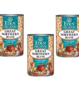 Eden Foods Great Northern Beans (12×15 Oz)