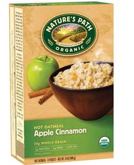 Nature’s Path Apple Cinnamon Oatmeal Pouch (6x8x1.75Oz)