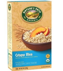 Nature’s Path Whole Grain Crispy Rice Cereal (12×10 Oz)