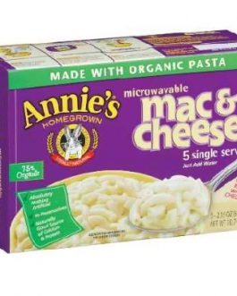 Annie’s Homegrown Microwavable Macaroni & Cheese (6×10.7 Oz)