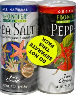 Frontier Herb Salt & Pepper Combo Pack (1×10.5 Oz)