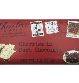 Chocolove Cherries in Dark Chocolate Bar (12×3.2 Oz)