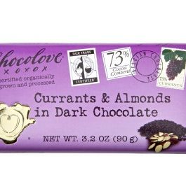 Chocolove Currants & Almonds in Dark Choc Bar (12×3.2 Oz)