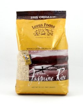 Lotus Foods Jasmine Brown Rice (12×32 Oz)