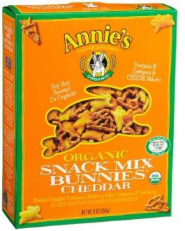 Annie’s Homegrown Bunnies Cheddar Snack Mix (12×9 Oz)