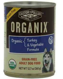 Castor & Pollux Org Turkey Veg Dog (12×12.7OZ )