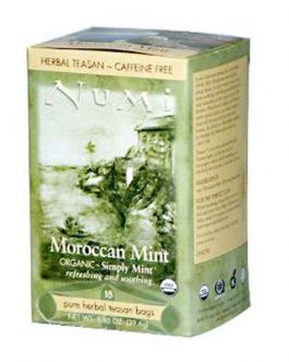 Numi Tea Moroccan Mint Herbal Tea (6×18 Bag)