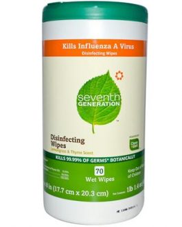 Seventh Generation Disinfecting Multi-Surface Wipes (6×70 ct)