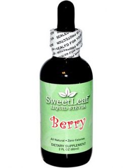 Sweet Leaf Wisdom Stevia Berry Liquid (1×2 Oz)