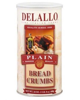 De Lallo Brd Crmbs Plain (6x24OZ )