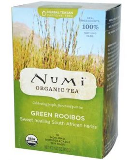 Numi Tea Green Roobios Herbal Tea (6×18 Bag)