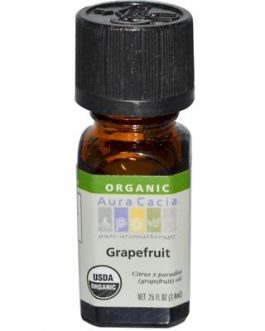 Aura Cacia Organic Grapefruit Essential Oil (1x.25 Oz)