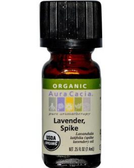 Aura Cacia Organic Lavender Spike Essential Oil (1x.25 Oz)