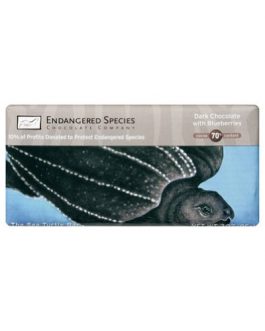 Endangered Species Dark Chocolate Bar Blueberry Turtle (12×3 Oz)