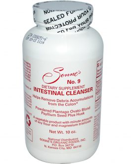 Sonne’s #9 Intestinal Cleanser With Psyllium (1×10 Oz)