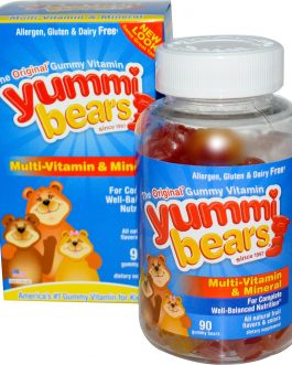 Hero Nutritionals Yummi Bears Multi Vitamin & Mineral (1×90 BEARS)