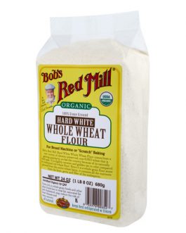 Bob’s Red Mill Org Hard White Whole Wheat Flour (4x5lb)