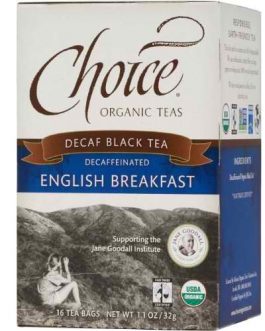 Choice Organic Teas Decaf English Breakfast (6×16 Bag)