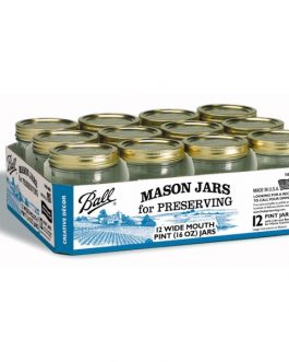 Ball Widemth Glass Jars (1×12 CT)