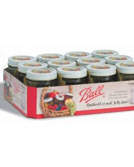 Ball Jar Qultd Crys 8 Oz (1×12 CT)