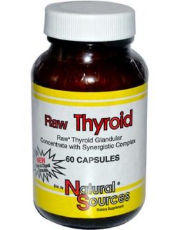 Nature’s Source Raw Thyroid (1×60 CAP)