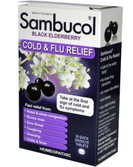 Sambucol Sambucol Black Elderberry Cold & Flu (1×30 TAB)