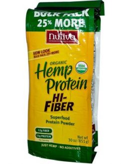 Nutiva Hemp Protein Plus Fiber (1×30 Oz)