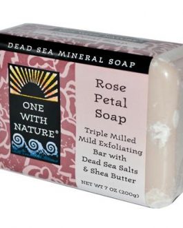 One With Nature Rose Petal Soap (1×7 Oz)