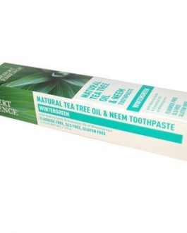 Desert Essence Tea Tree Neem Wintergreen Toothpaste (1×6.25 Oz)