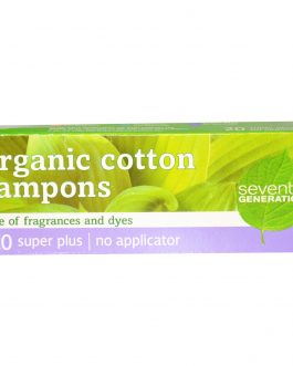 Seventh Generation Super Tampon No Applicator (12×20 CT)