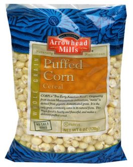 Arrowhead Mills Puffed Corn Cereal (12×6 Oz)