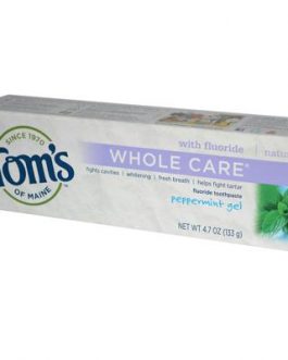 Tom’s Of Maine Peppermint Whole Care Gel Toothpaste (6×4.7 Oz)