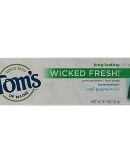 Tom’s Of Maine Wicked Fresh! Peppermint Toothpaste (6×4.7 Oz)