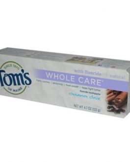 Tom’s Of Maine Cinnamon Clove Whole Care Toothpaste (6×4.7 Oz)