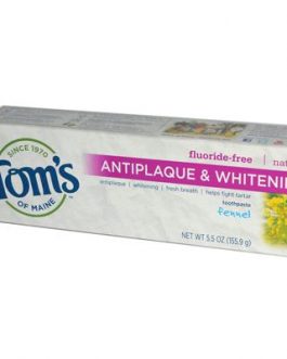 Tom’s Of Maine Fennel, Tartar Control Whitening Toothpaste (6×5.5 Oz)