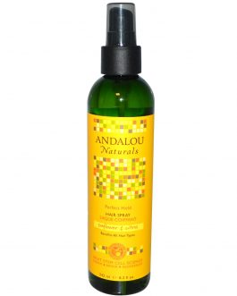 Andalou Naturals Perfect Hold Sunflower & Citrus Hair Spray (1×8.2 Oz)