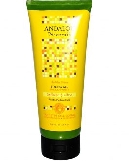 Andalou Naturals Healthy Shine Sunflower & Citrus Styling Gel (1×6.8 Oz)