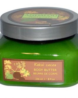 Andalou Naturals Kukui Cocoa Body Butter (1×8 Oz)