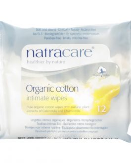 Natracare Intimate Cotton Wipes (12×12 CT)