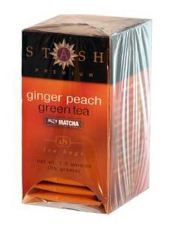 Stash Tea Ginger Peach Green Tea (6×18 Bag)