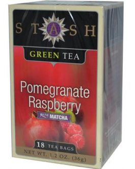 Stash Tea Pomegrante Raspberry With Matcha Tea (6×18 Bag)