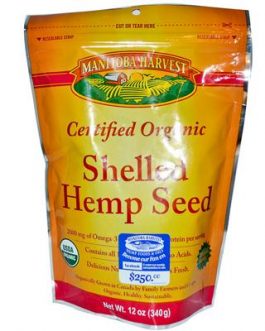 Manitoba Harvest Organic Hemp Seed Nut (1×12 Oz)