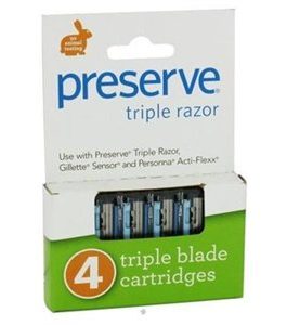 Preserve Triple Razor Blades Refill (6×4 PK)