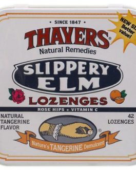 Thayer’s Rose Hips Tangerine Slippery Elm LOzenges (10×42 ct)